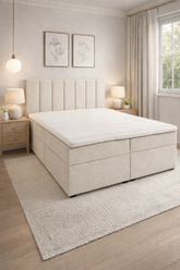 Boxspring Bed GERRA Beige