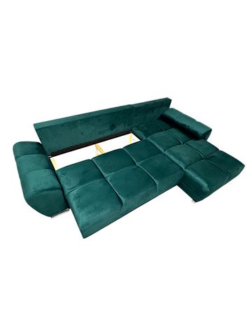 Sofa Bed, Corner Sofa Rotterdam Green